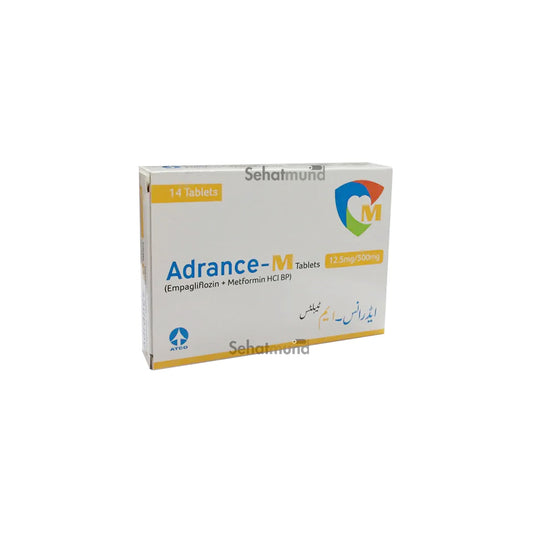 Adrance-M 12.5mg/500mg Tablet