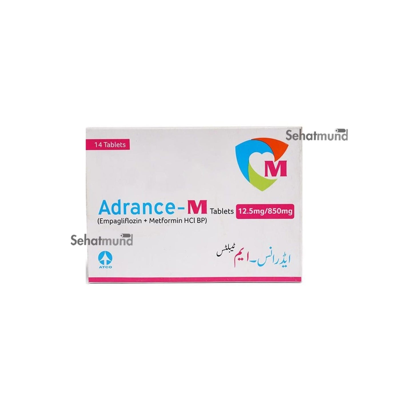 Adrance M 12.5gm 850mg Tablet