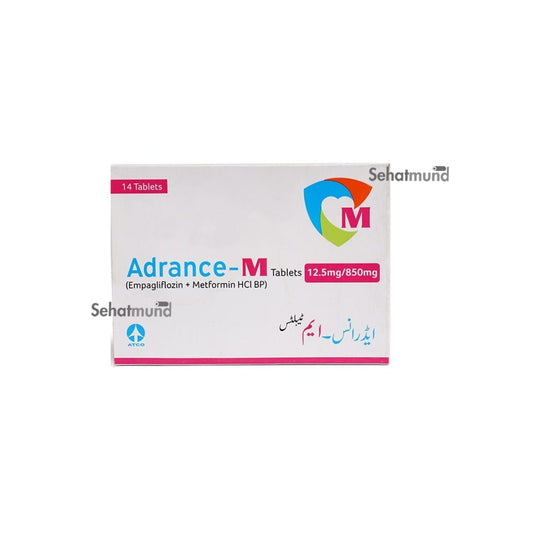 Adrance M 12.5gm 850mg Tablet