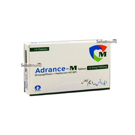 Adrance M 12.5 mg 1000mg Tablet