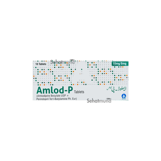 Amlod-P 10/8mg Tab