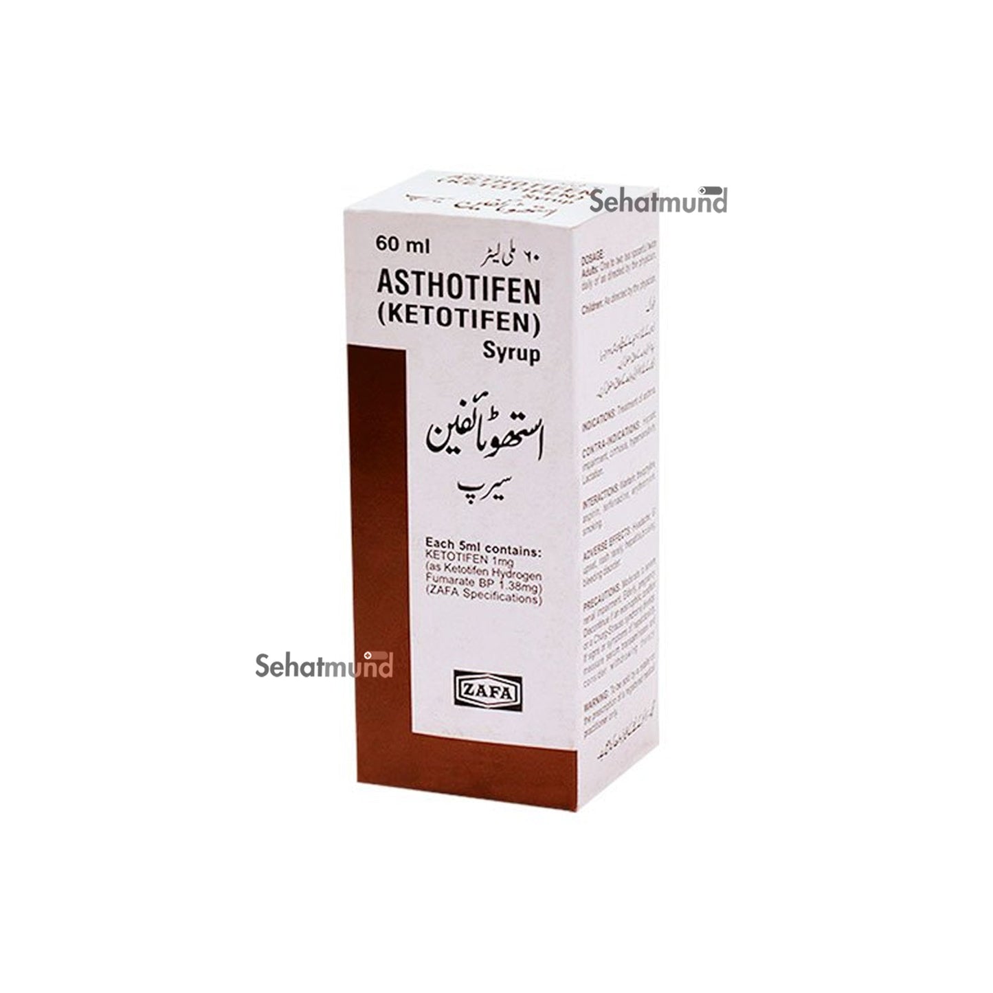 Asthotifen 1mg/5ml 60ml Syrup