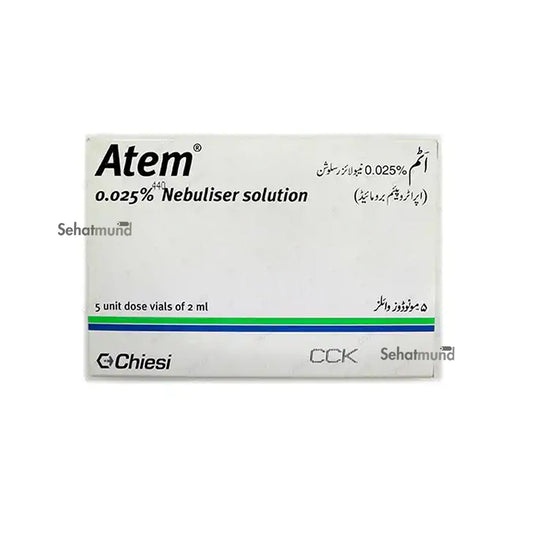 Atem Nebuliliser Solution Ampoule 0.025% 2ml