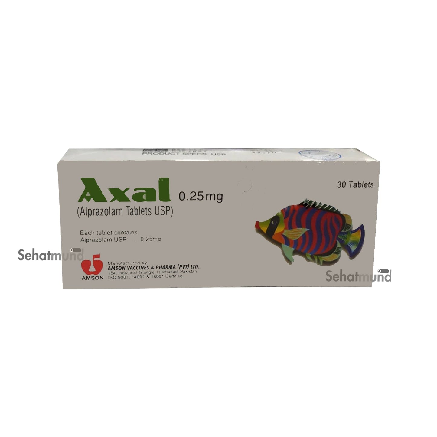 Axal 0.25mg Tablets