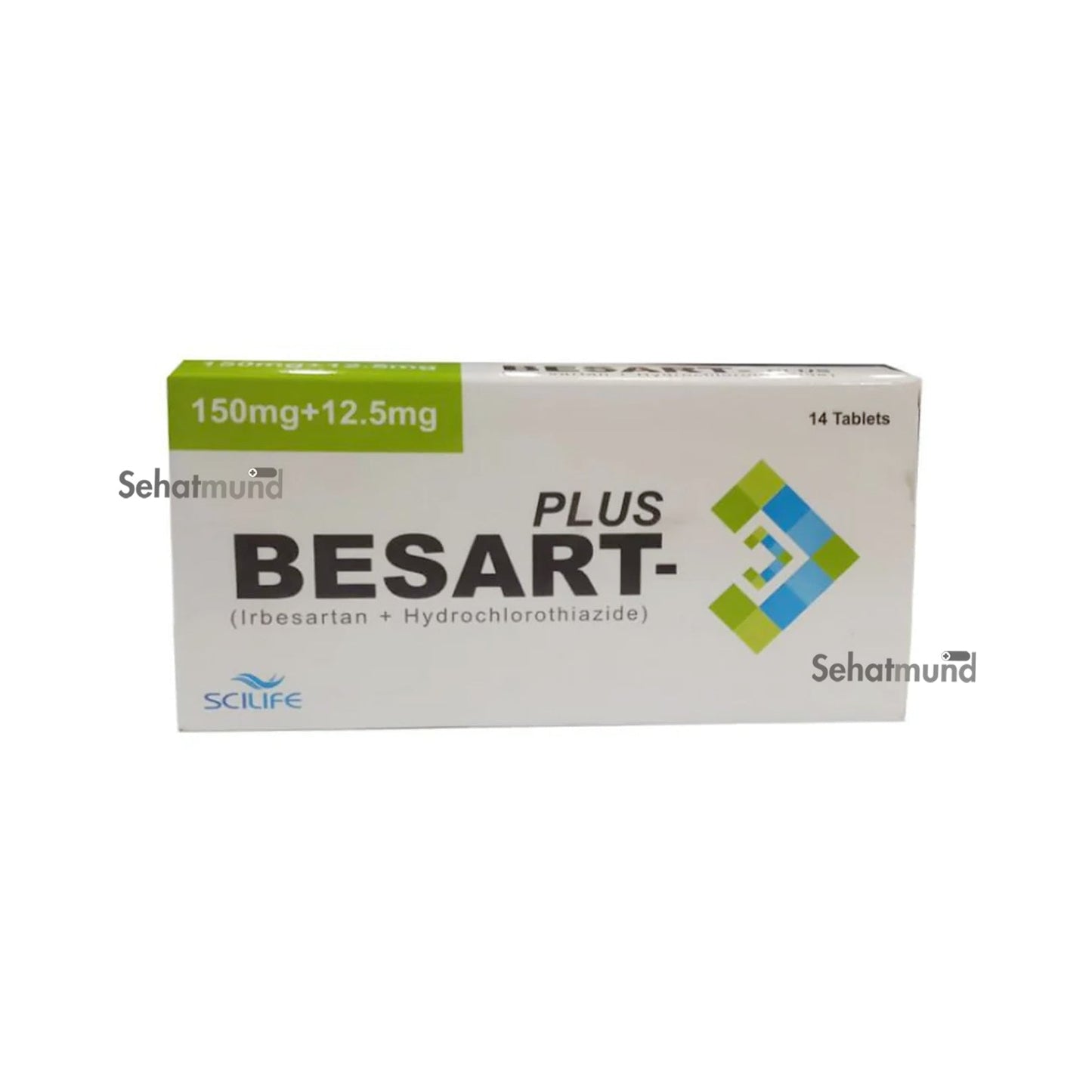 Besart Plus 150mg + 12.5mg Tab