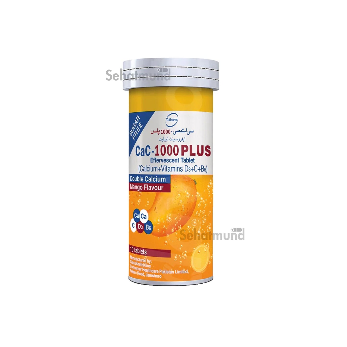 Cac-1000 Plus Mango Flavour Tablets