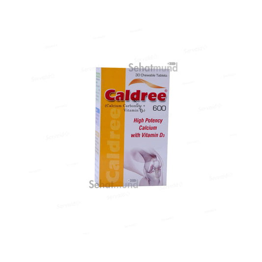 Caldree Tab 600mg/200IU 30's