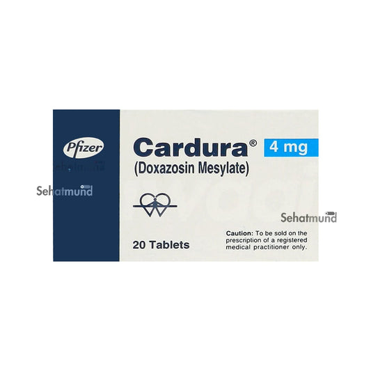 Cardura Tablets 4mg