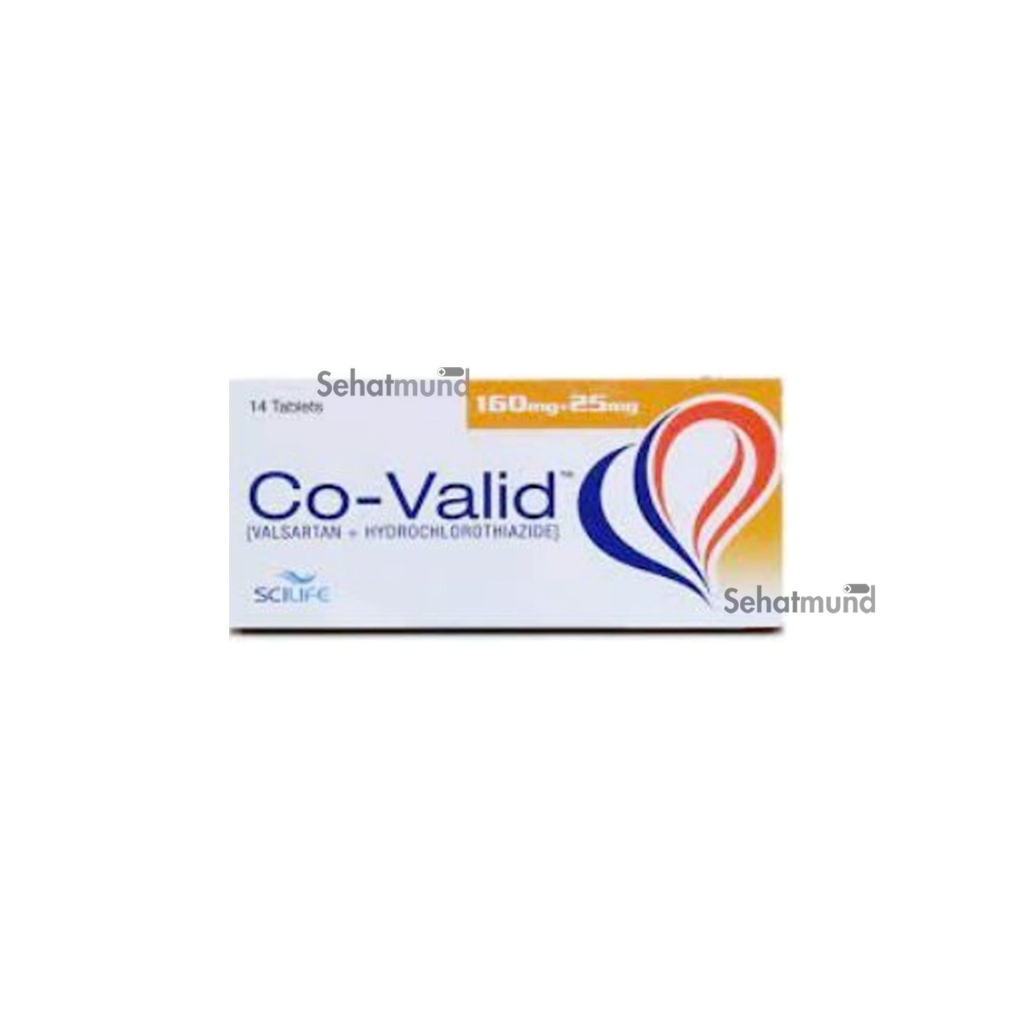 Co-Valid Tablets 160/25 Mg