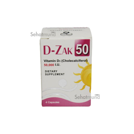 D-Zak 50 Capsules 50000IU