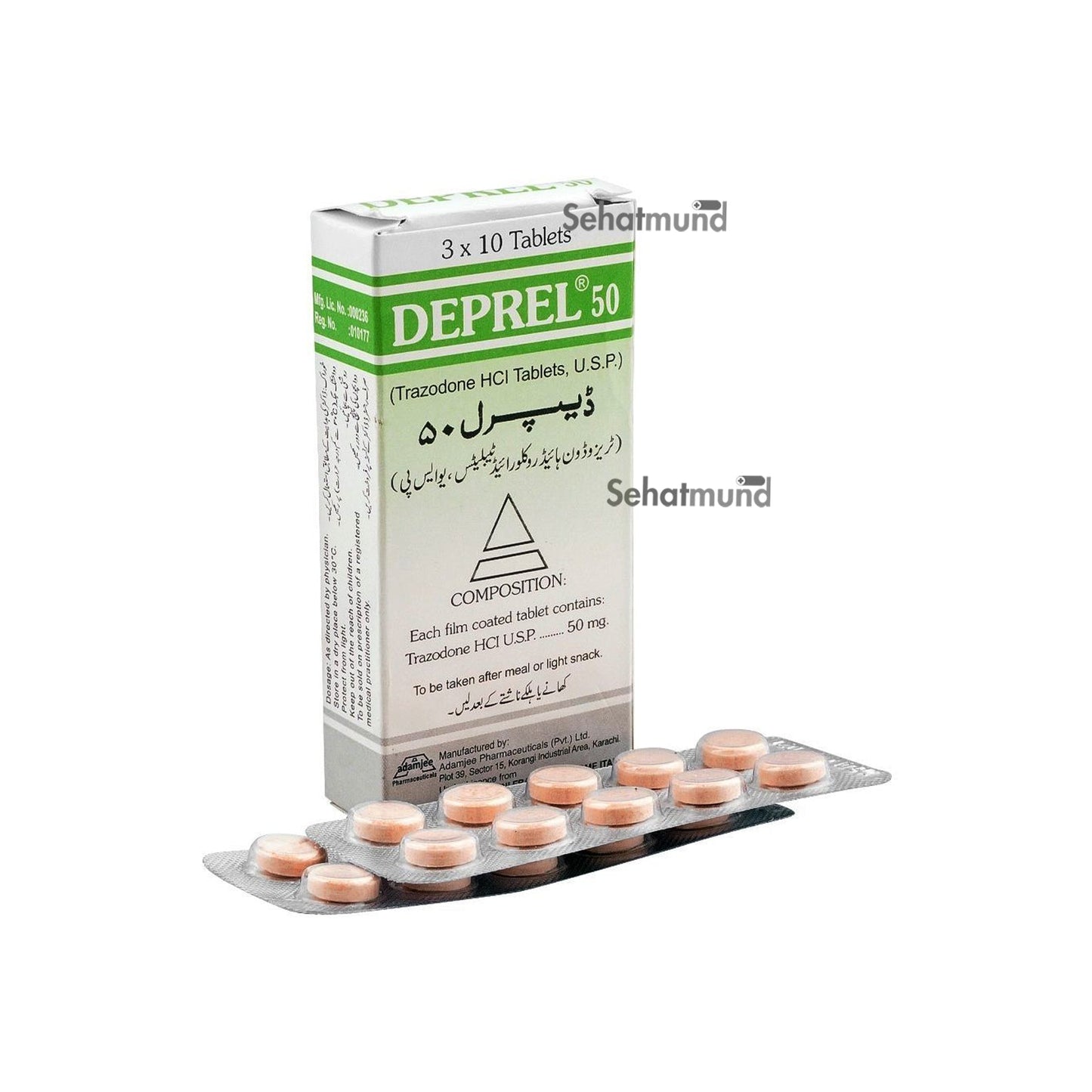 Deprel Tablets 50Mg