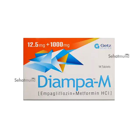 Diampa-M 12.5Mg+1000Mg Tablet