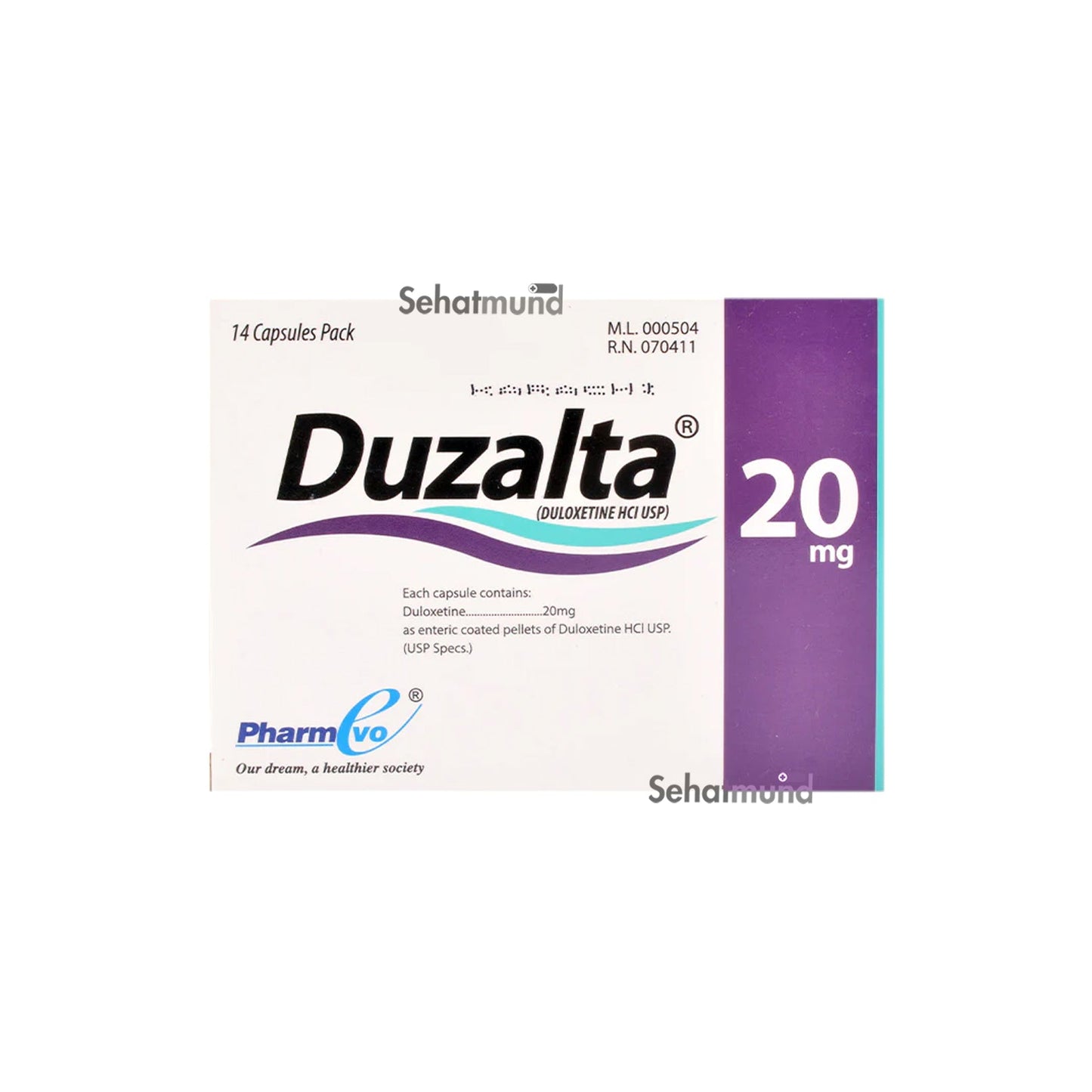 Duzalta Capsules 20Mg