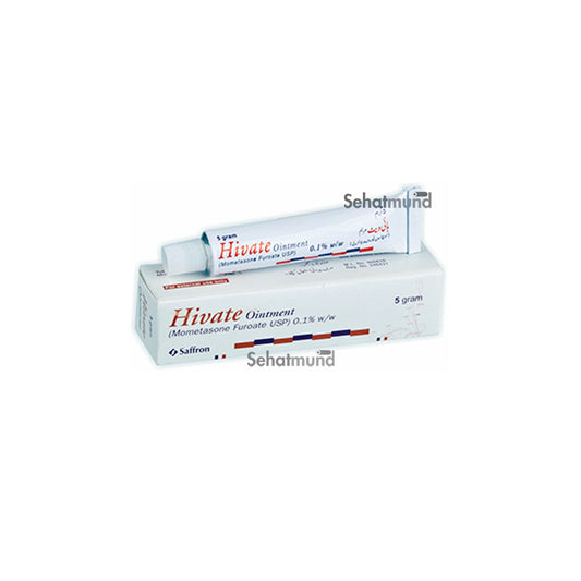 Hivate ointment 10mg