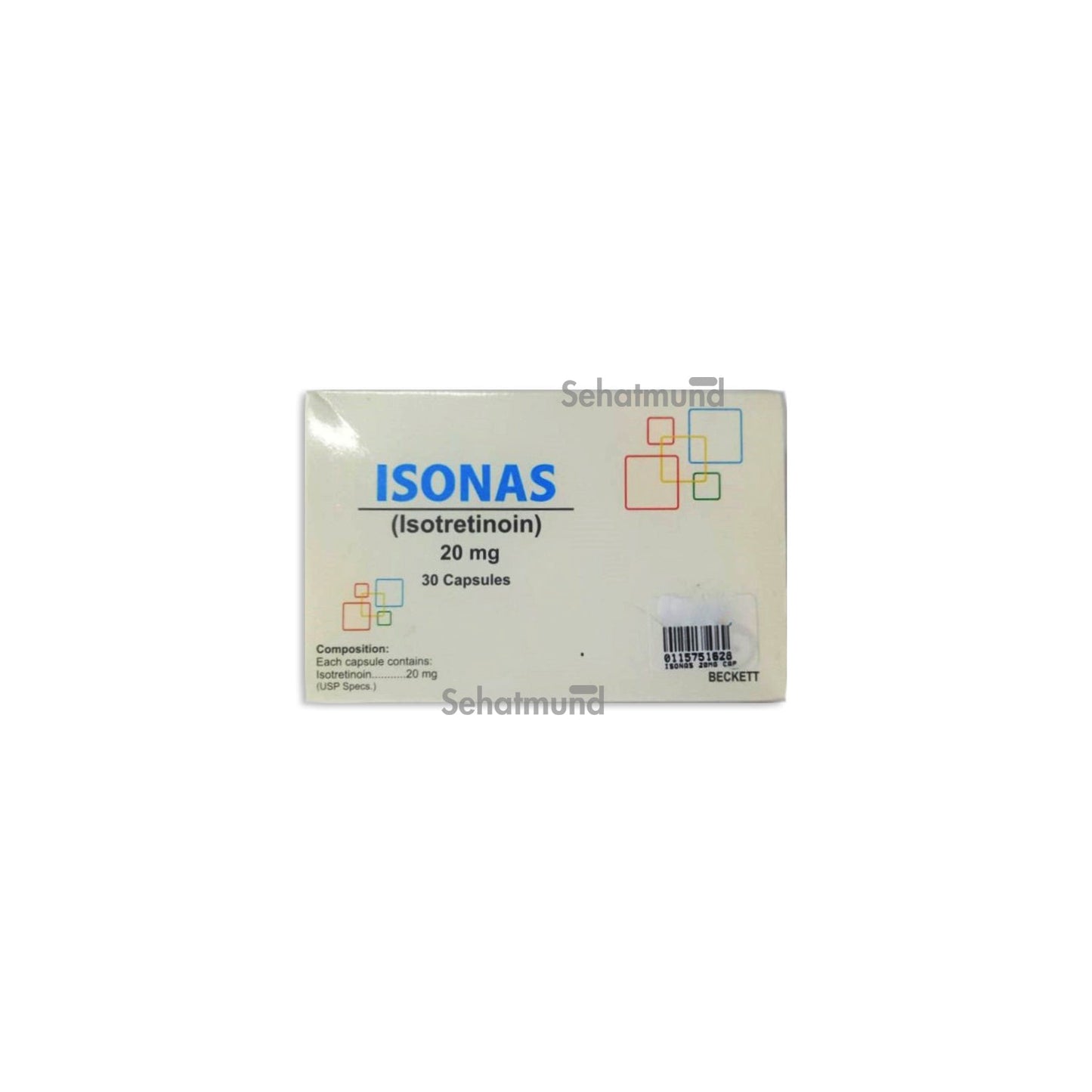 Isonas 20mg Capsules