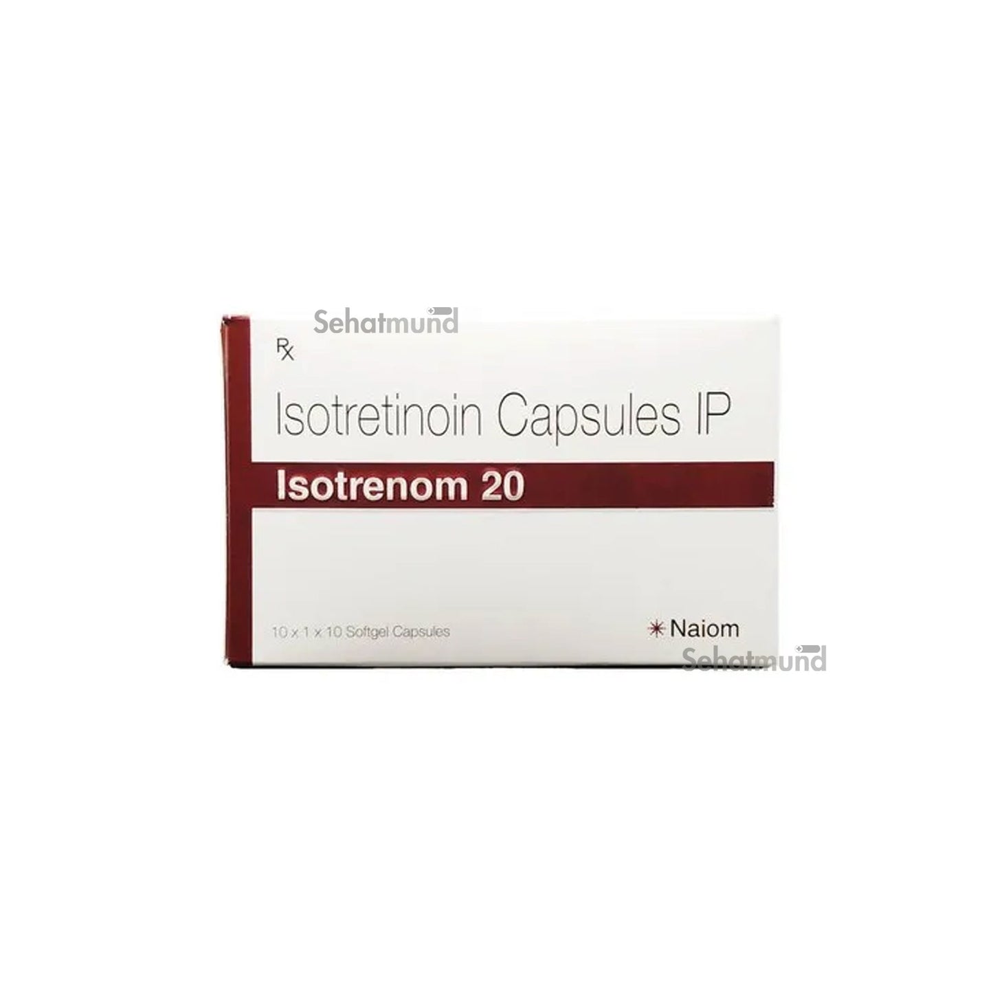 Isotrenol 20mg Strip Of 10 Capsules