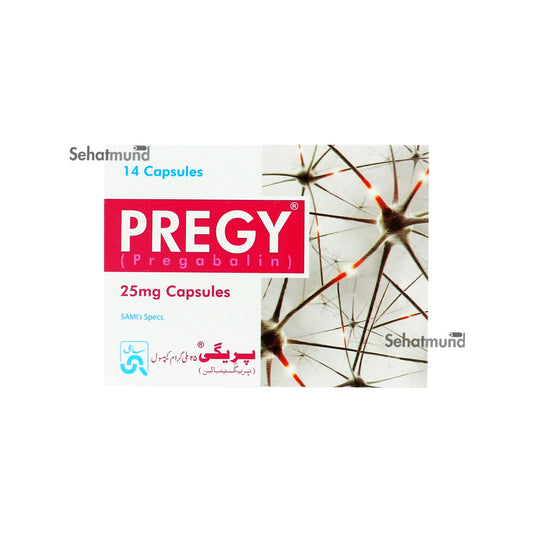 Pregy 25mg Capsules