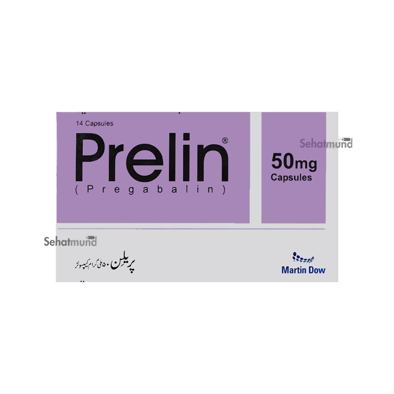 Prelin Capsules 50Mg