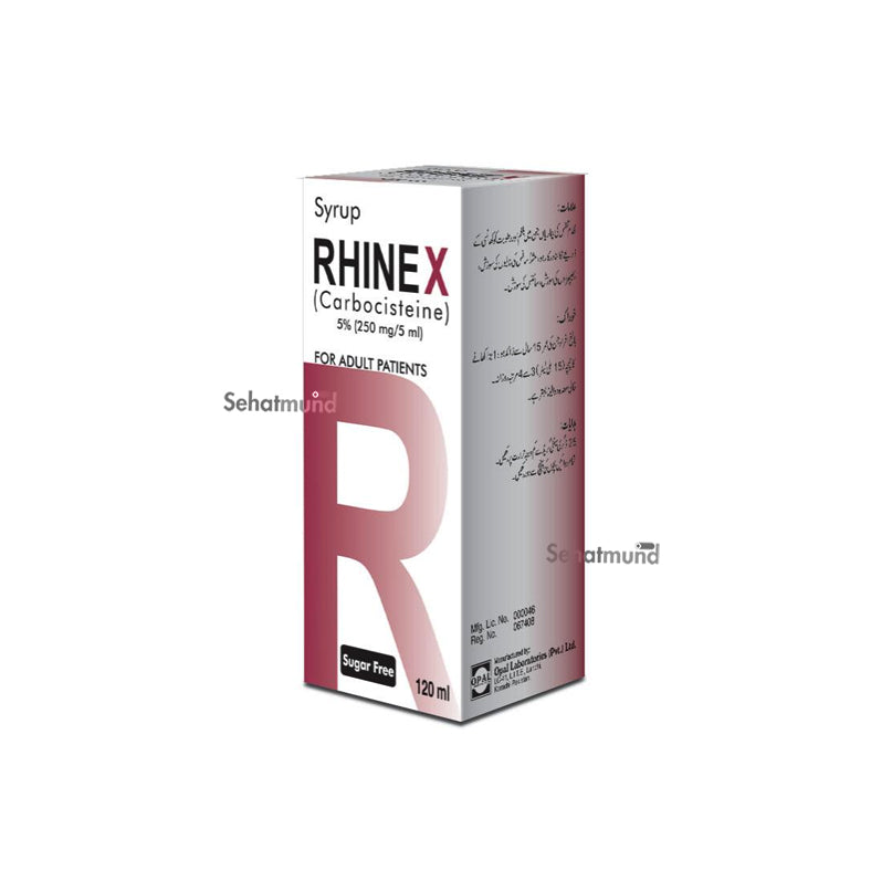 Rhinex 5% 250mg/5ml6 syp