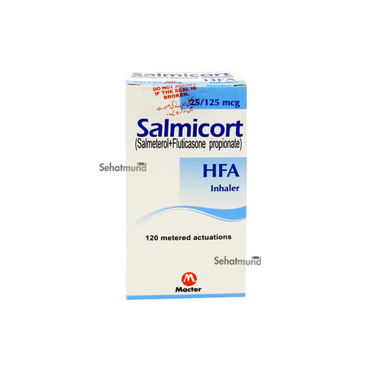 Salmicort Hfa Inhaler 25/125Mcg