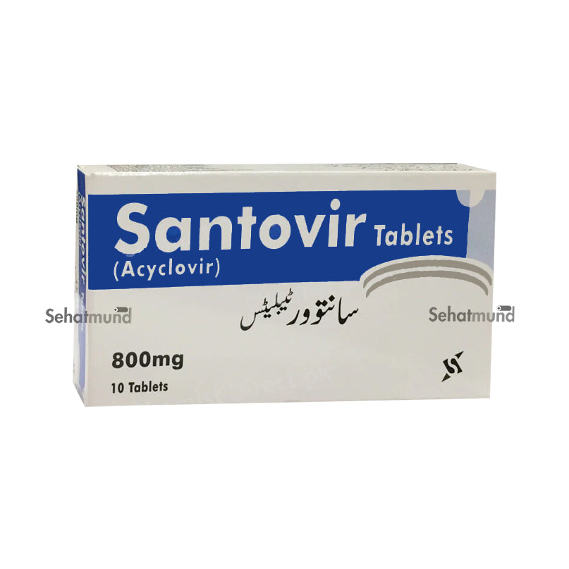 Santovir 800mg Tablet