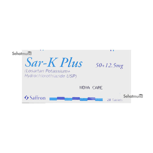 Sar-K Plus Tablets 50 + 12.5 Mg