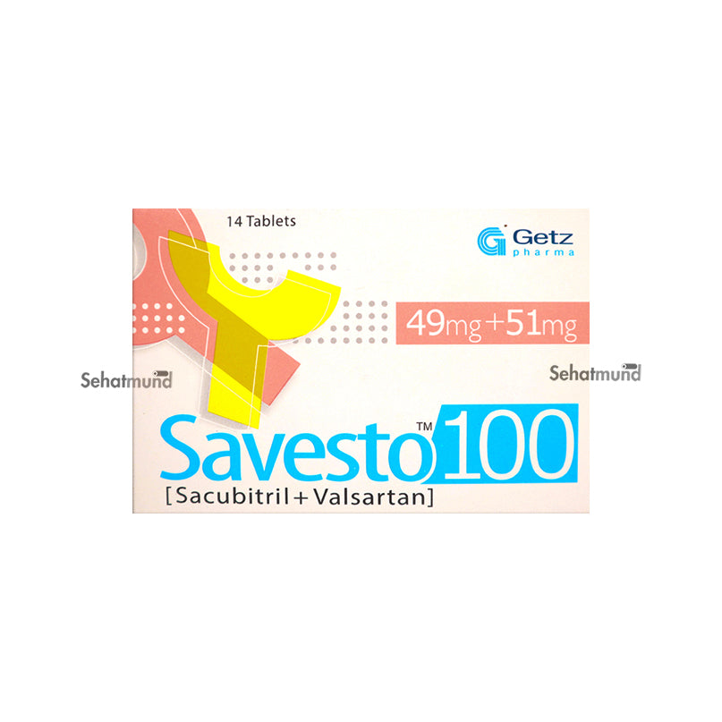 Savesto 100 49mg/51mg Tablet