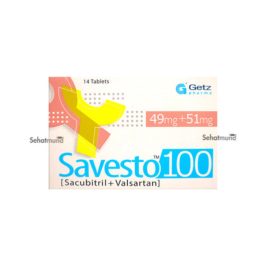 Savesto 100 49mg/51mg Tablet