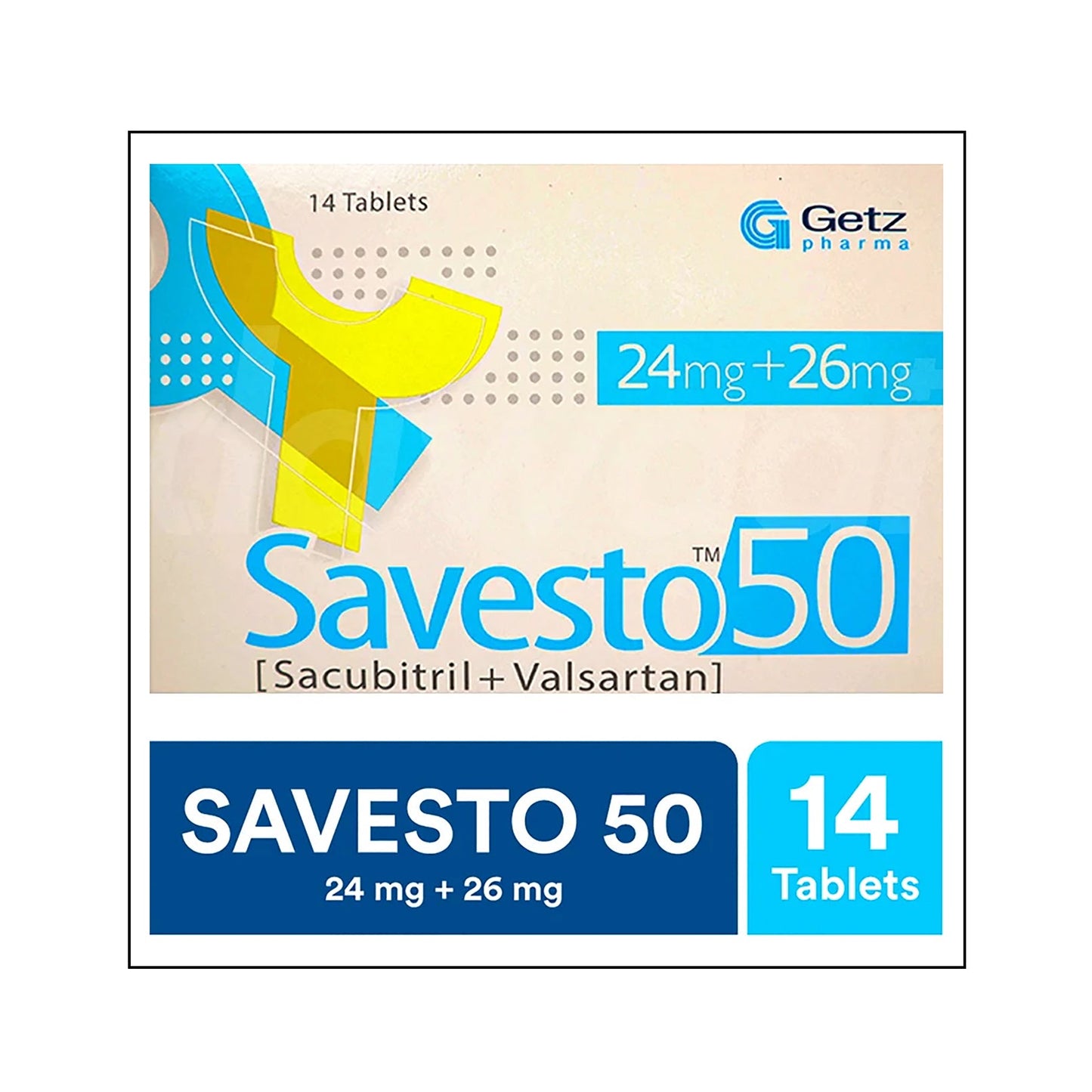 Savesto 50 Tablet 24mg/26mg