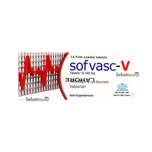 Sofvasc-V Tablets 5/160Mg