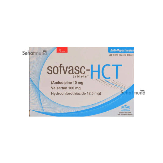 Sofvasc Hct Tablets 10/160/12.5 Mg