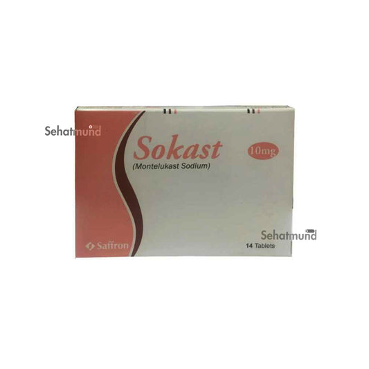 Sokast 10 Mg 14 Tablets