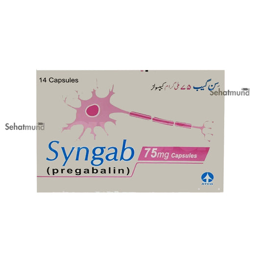 Syngab 75mg Capsules