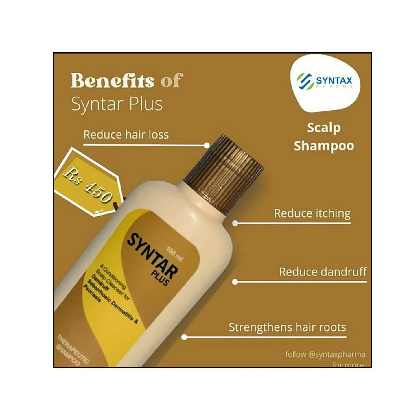 Syntar Plus 100ML Shampoo