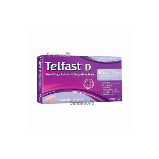 Telfast Tab 60mg 10's