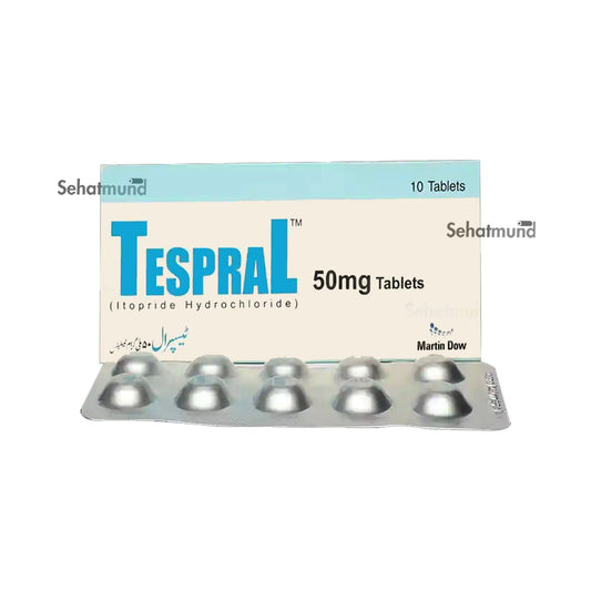 Tespral 50mg 10 Tablets