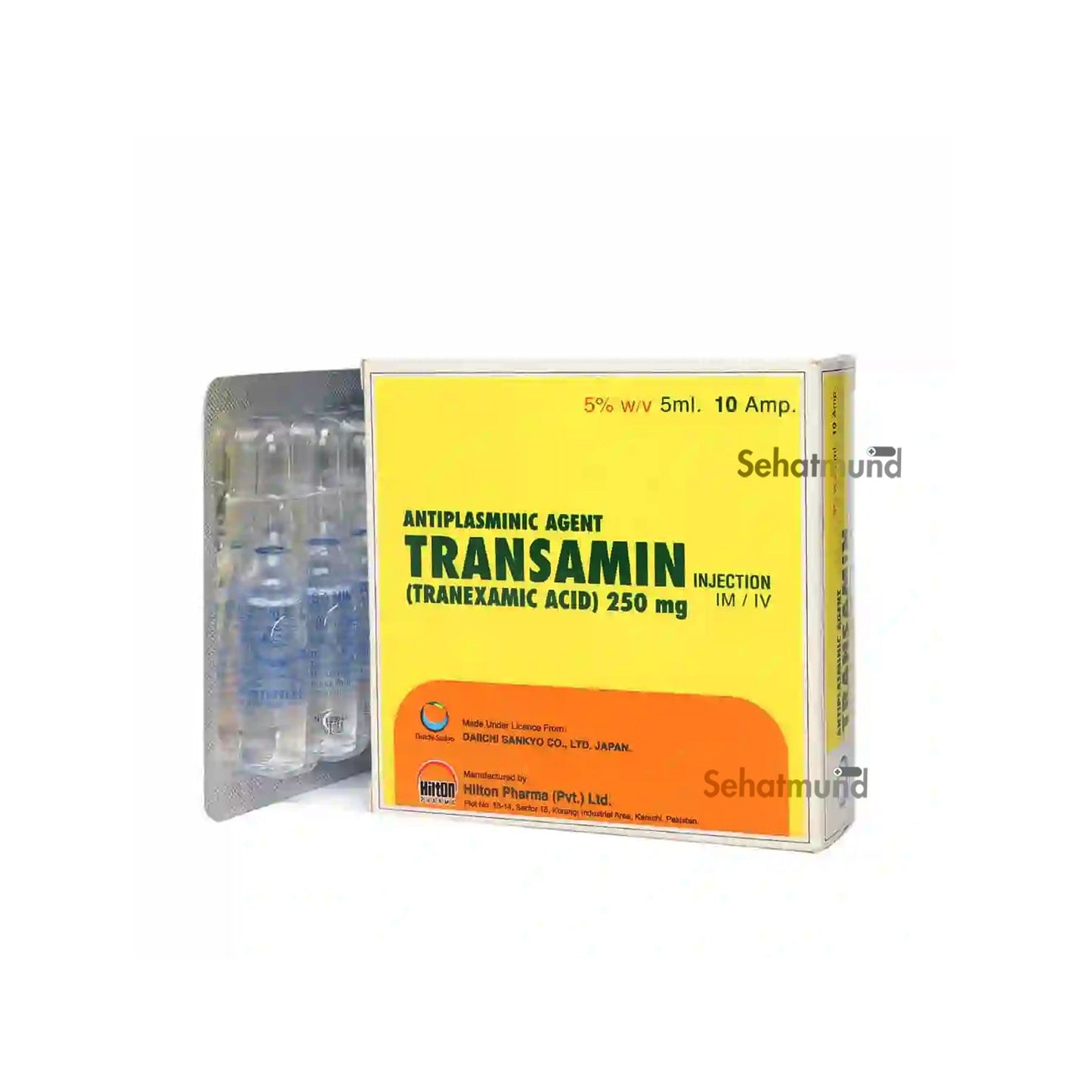 Transamin Injection Iv/Im 250Mg