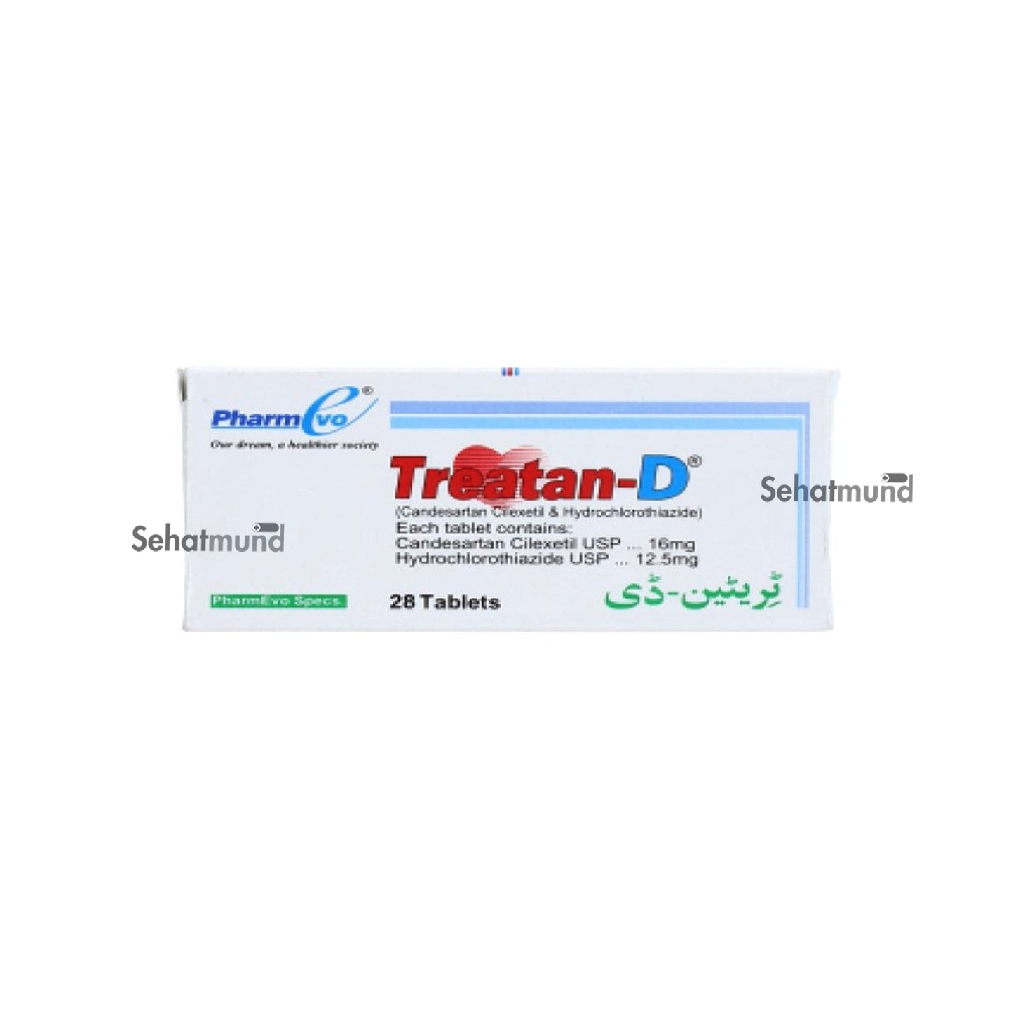 Treatan D Tablets 16Mg/12.5 Mg