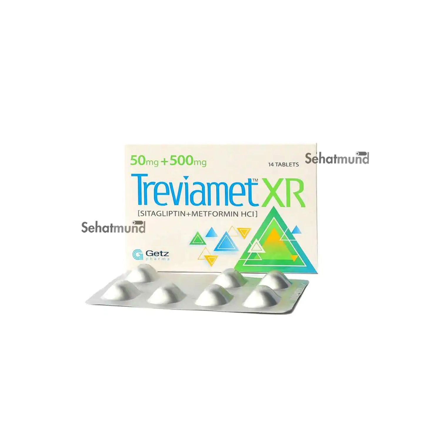 Treviamet-Xr Tablets 50Mg+500Mg