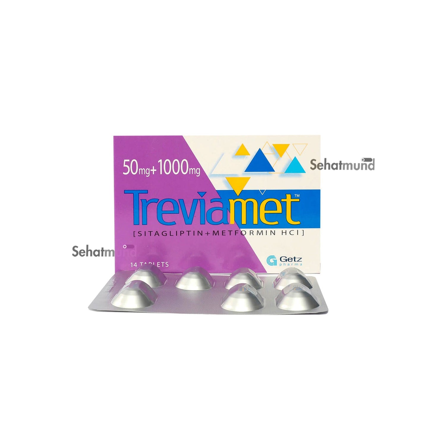 Treviamet Tablets 50/1000Mg