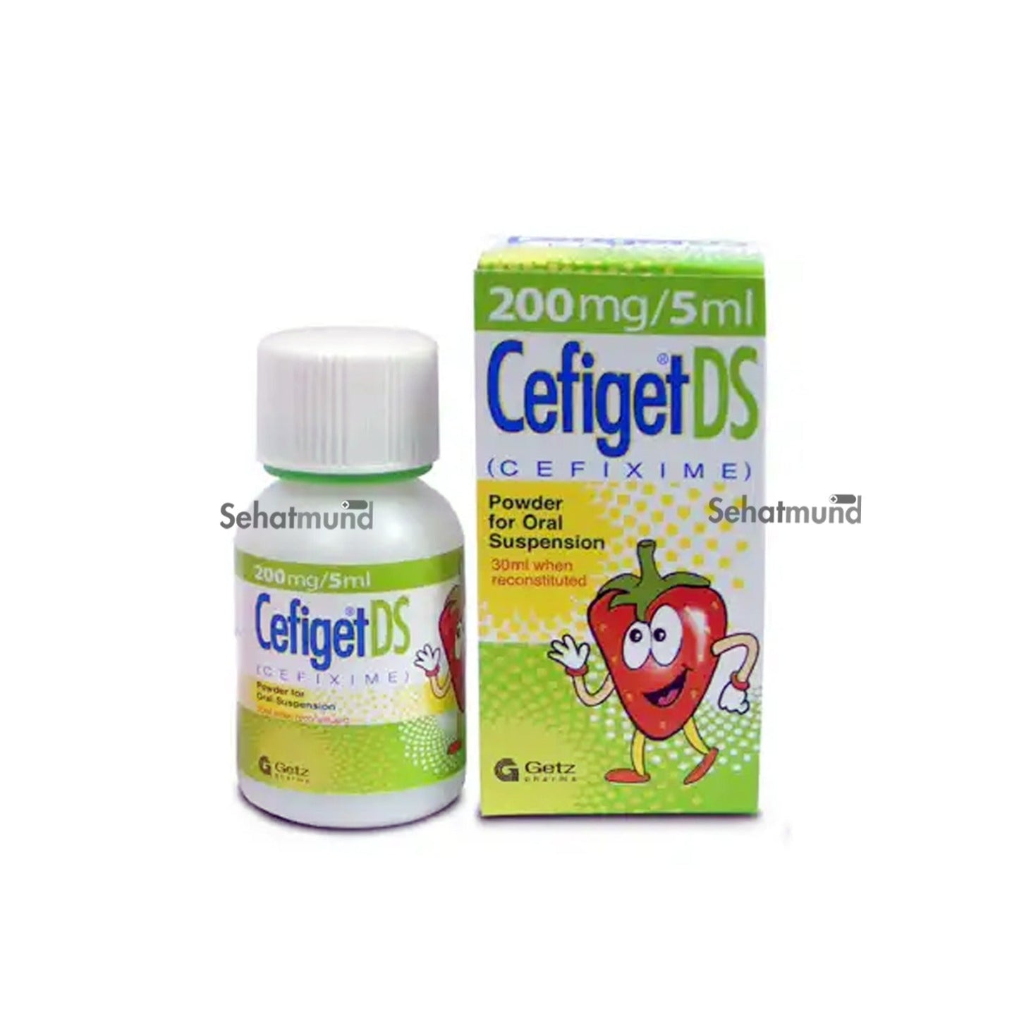 Cefiget DS 200 mg / 5 ml ds suspension