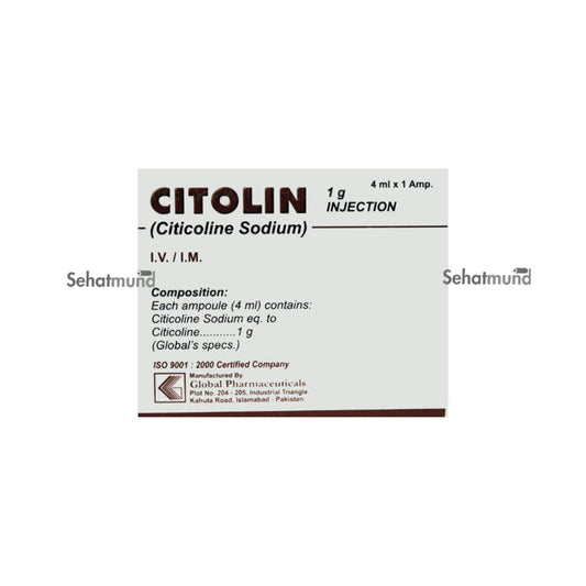 Citolin Injection 1 Grams 1 Amp