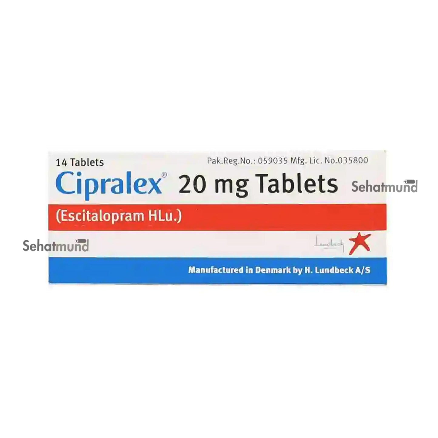 Cipralex 20mg Tab