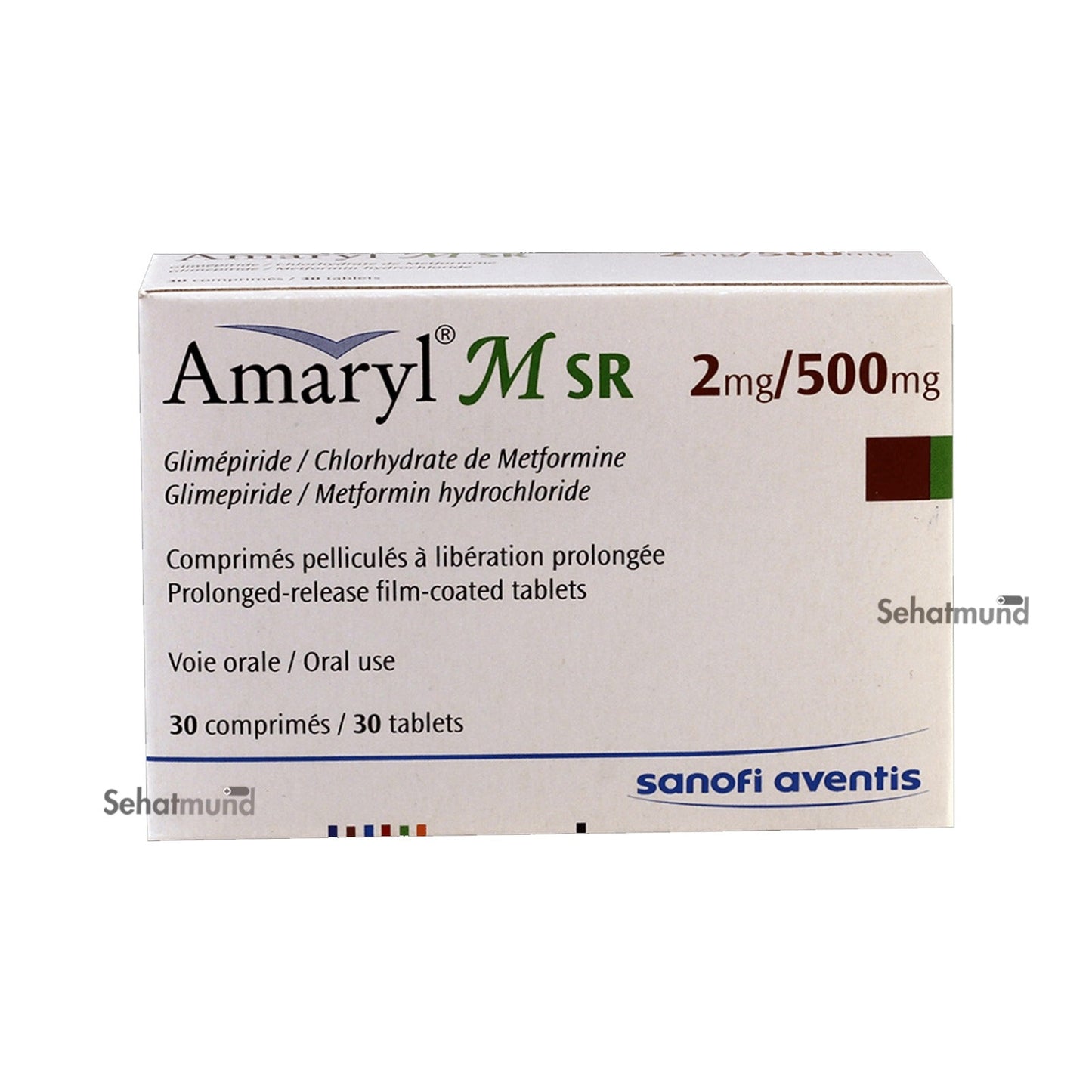 Amaryl M Sr 2/500 mg