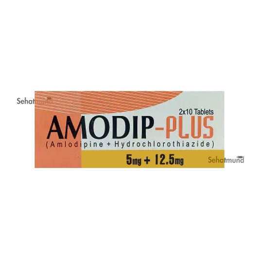 Amodip Plus 5Mg+12.5Mg Tablets