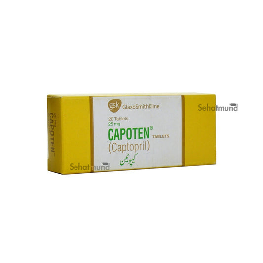 Capoten Tablets 25Mg