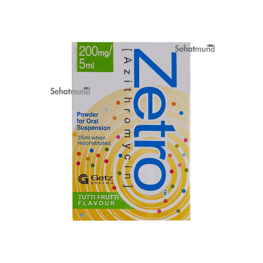 Zetro 25ml suspension 200mg/5ml