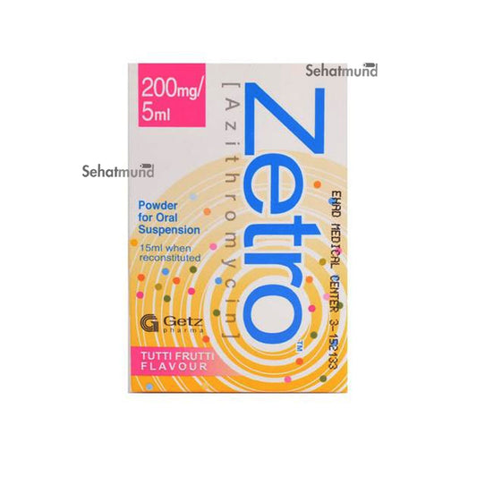 Zetro Susp 200mg/5ml 15ml