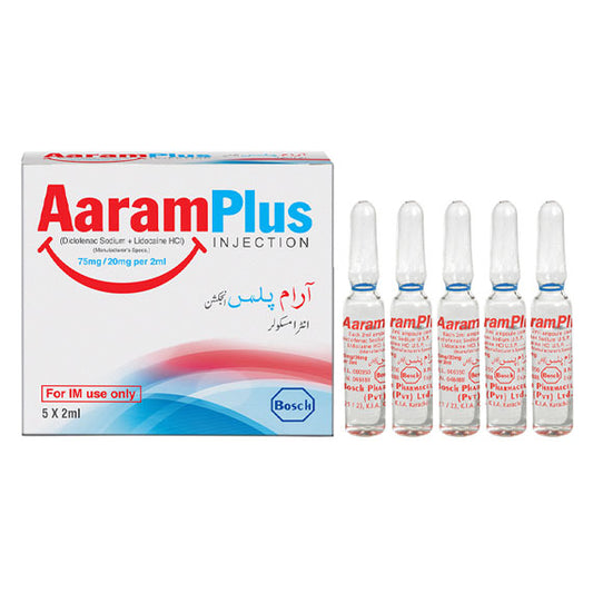 Aaram plus 75mg/20mg 2ml Injection